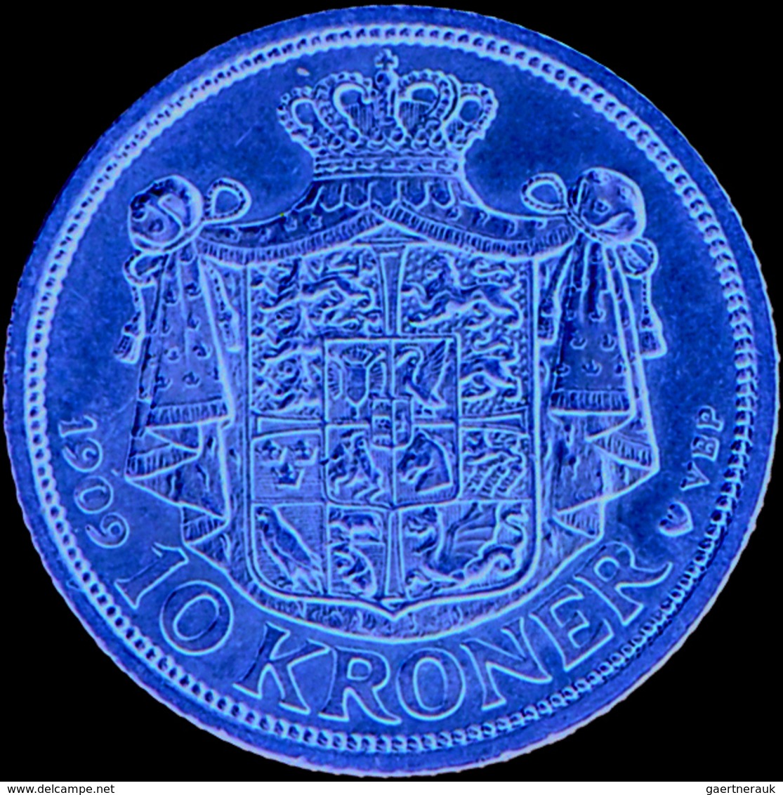 Dänemark - Anlagegold: Frederik XIII. 1906-1912: Lot 3 Goldmünzen. 2 X 10 Kroner 1909, KM# 809, Frie - Danimarca