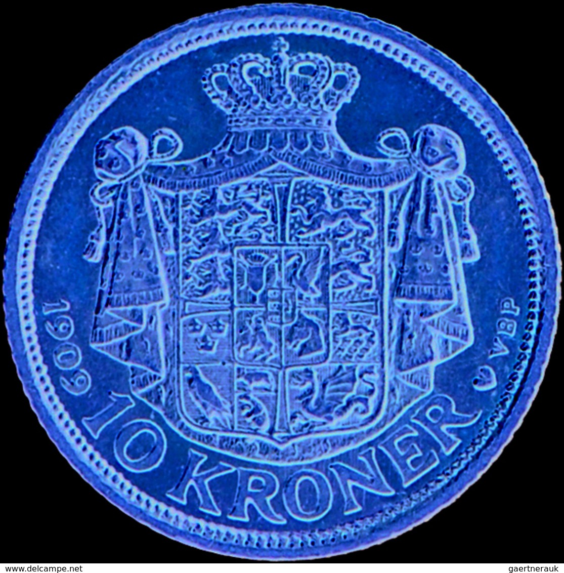 Dänemark - Anlagegold: Frederik XIII. 1906-1912: Lot 3 Goldmünzen. 2 X 10 Kroner 1909, KM# 809, Frie - Danimarca
