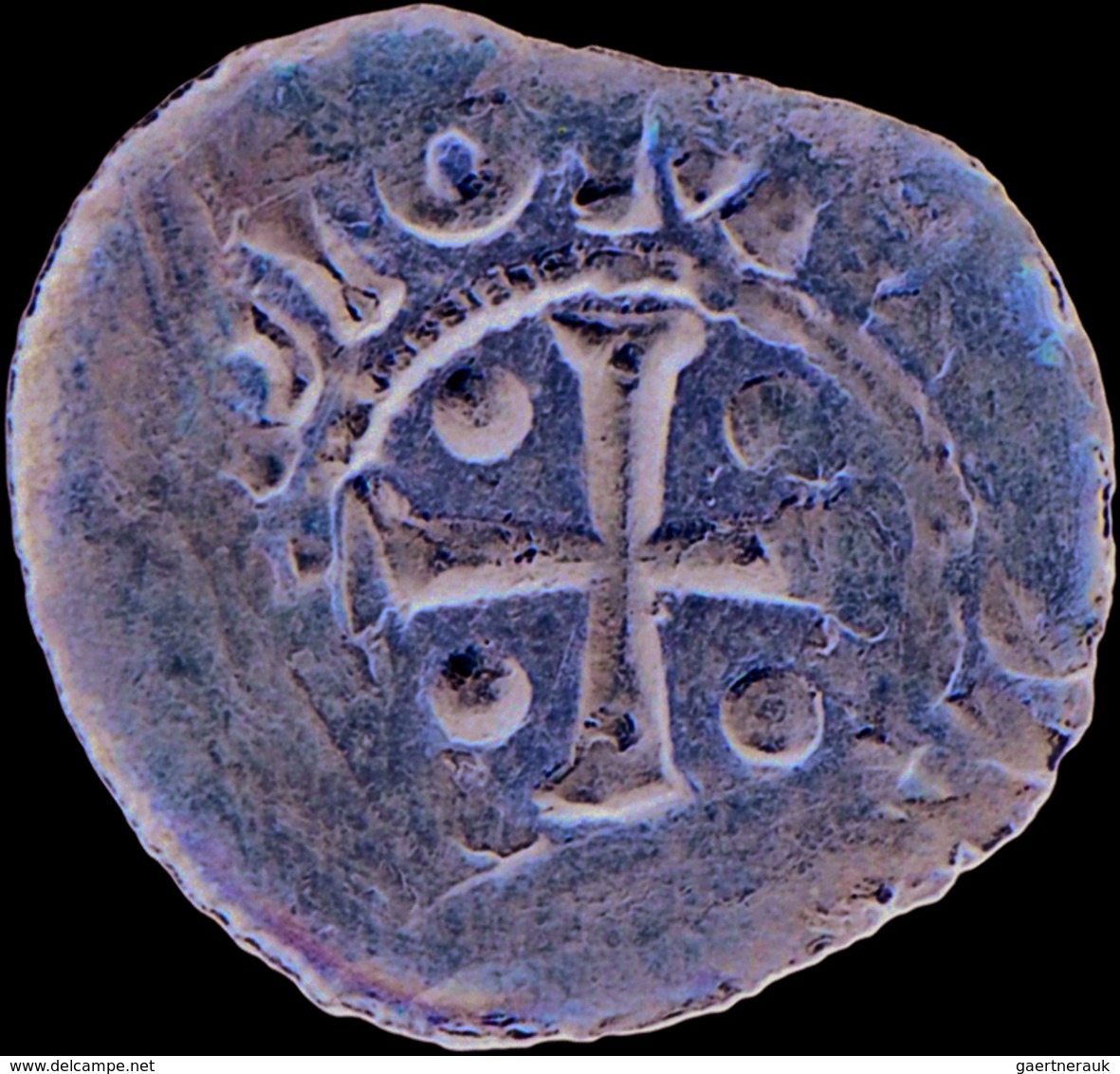 Frankreich: Metz-Bischofliche Munzstätte, Theoderich II. 1005-1046: Denar, Metz; AV: Kirche, Umschri - Altri & Non Classificati