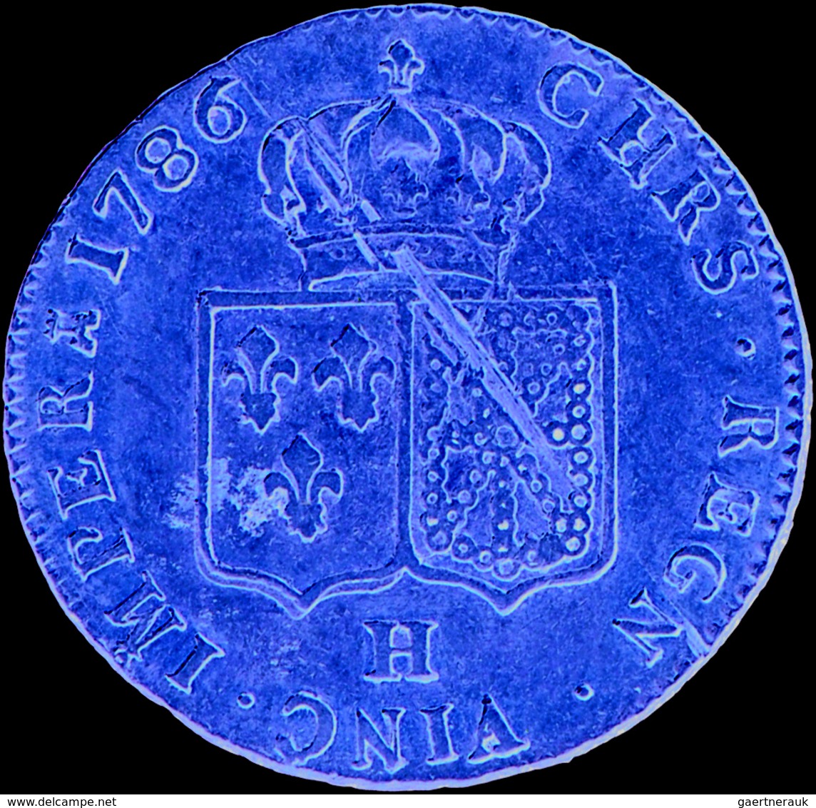 Frankreich: Louis XVI. 1774-1792: Double Louis D'or 1786 H (Münzstätte La Rochelle), KM # 592.6, Fri - Altri & Non Classificati