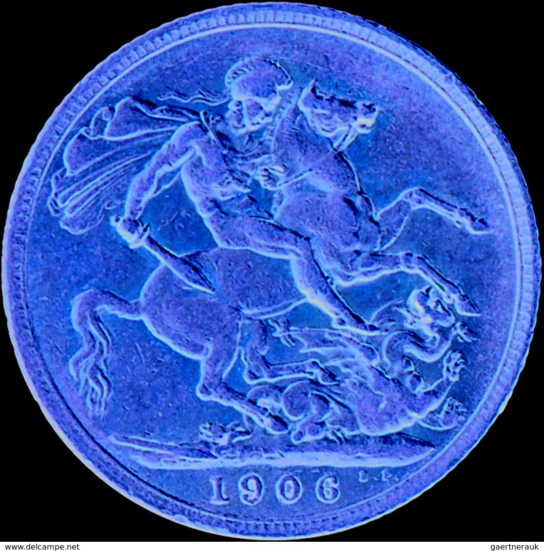 Großbritannien - Anlagegold: Edward VII 1901-1911: Lot 2 Goldmünzen: ½ Sovereign 1910, KM # 804, Fri - Other & Unclassified