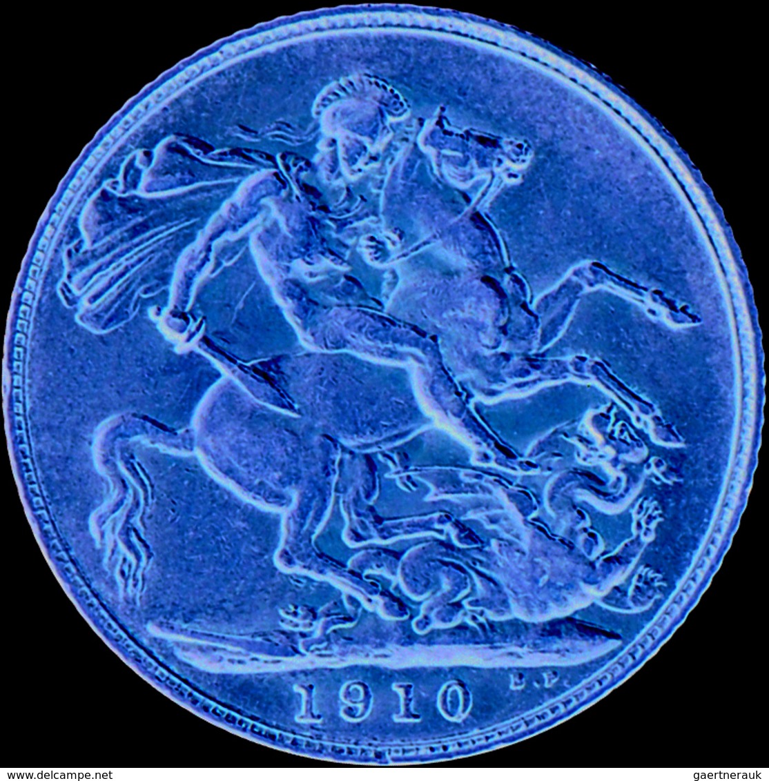 Großbritannien - Anlagegold: Edward VII. 1901-1910: Lot 2 Goldmünzen: 2 X Sovereign 1910, KM# 805, F - Altri & Non Classificati