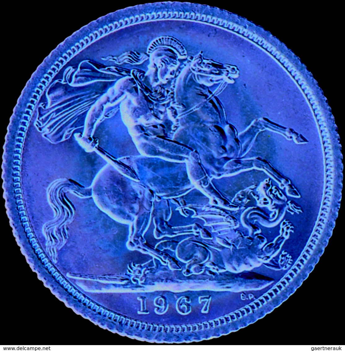 Großbritannien - Anlagegold: Elisabeth II. (seit 1952): Lot 2 Goldmünzen: Sovereign 1966 + 1967, Gew - Other & Unclassified