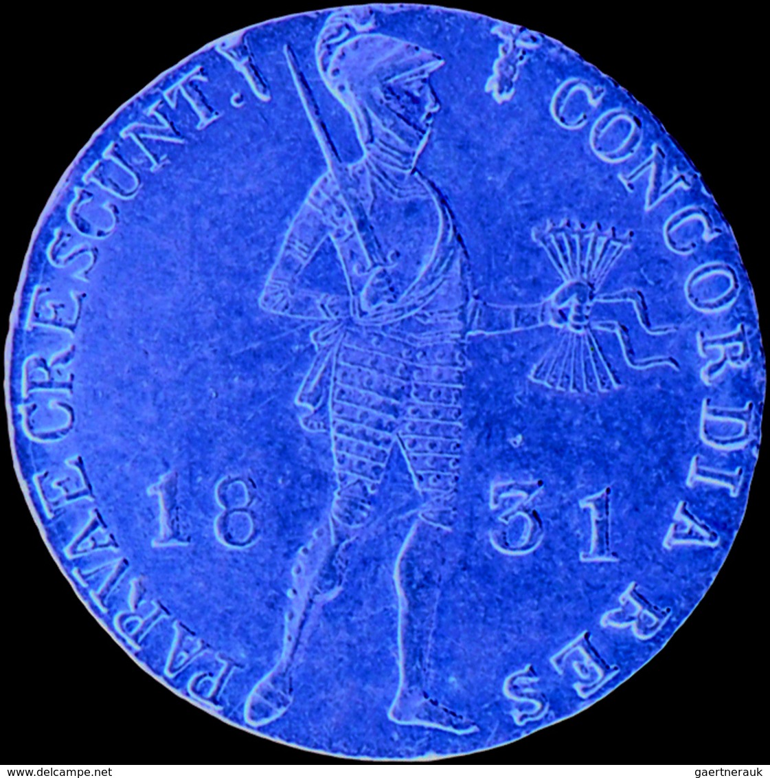 Niederlande - Anlagegold: Willem I. 1815-1840: 1 Dukat 1831 Utrecht. Stehender Ritter Mit Geschulter - Monnaies D'or Et D'argent