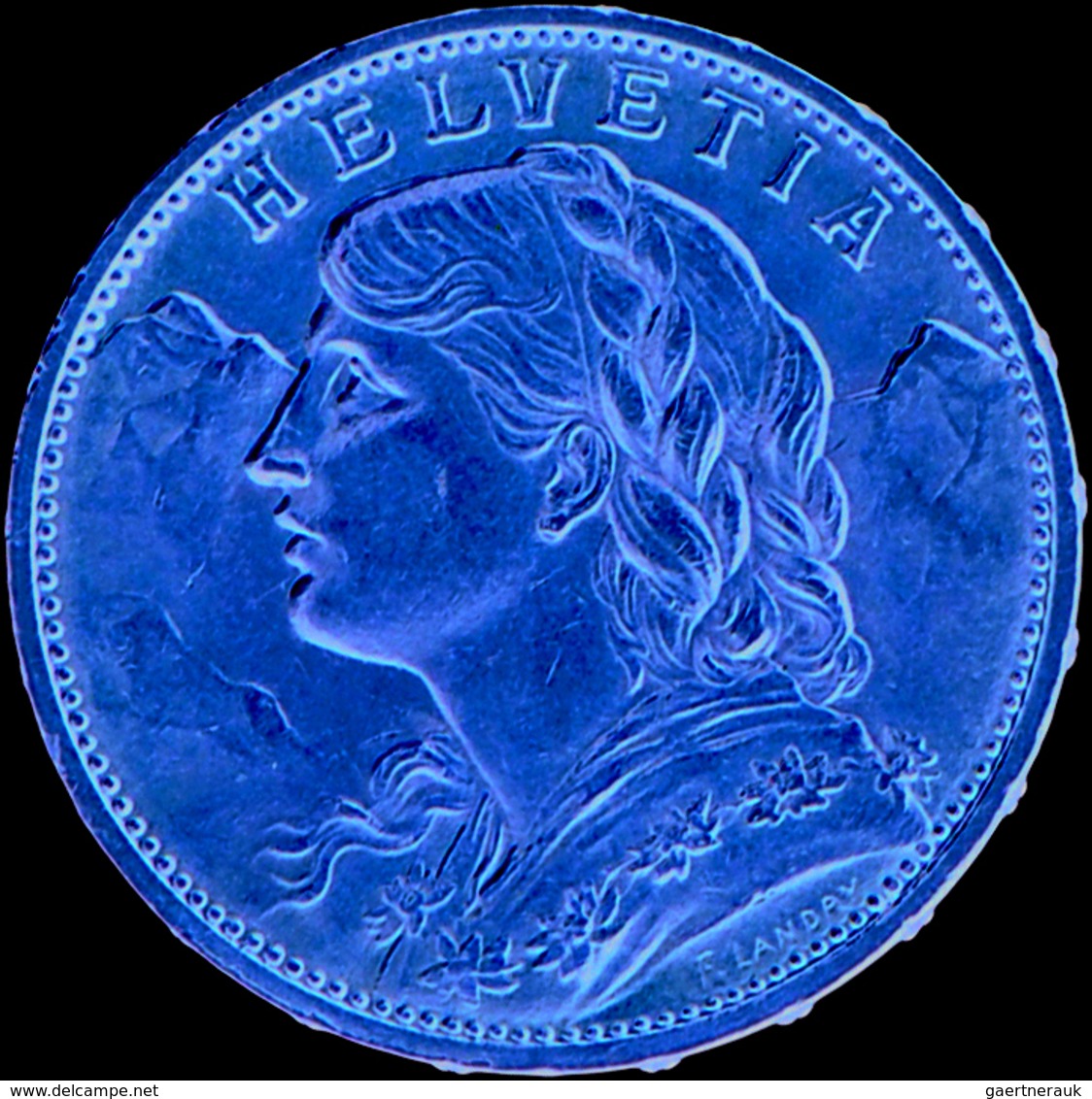 Schweiz - Anlagegold: 20 Franken (Vreneli) 1916 B, KM# 35.1, Friedberg 499, 6,45 G, 900/1000. Sehr S - Altri & Non Classificati