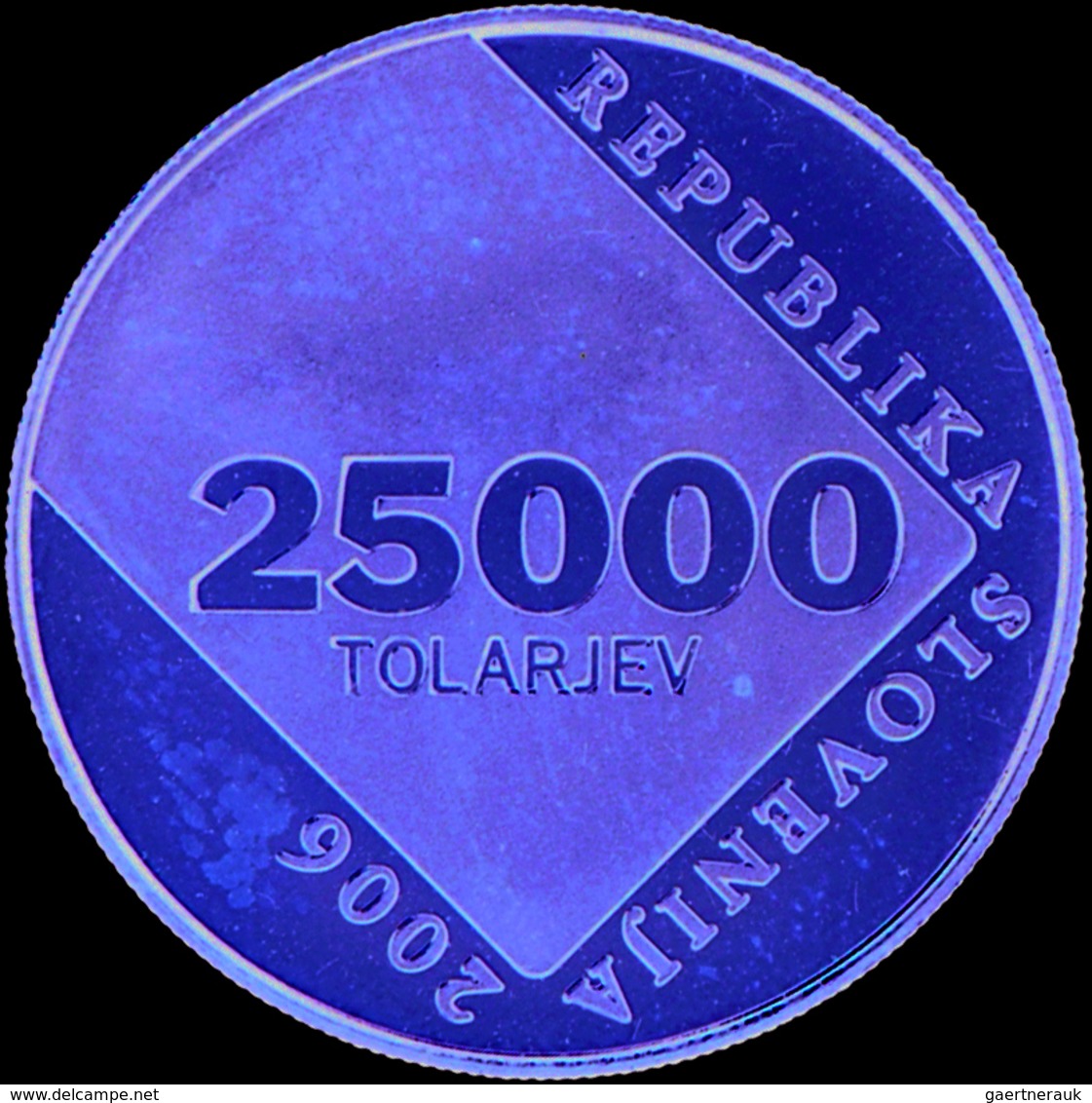 Slowenien - Anlagegold: 25.000 Tolarjev (SIT) 2006, Poet Anton Askerc, Gold 900/1000, 7 G, Friedberg - Slovénie