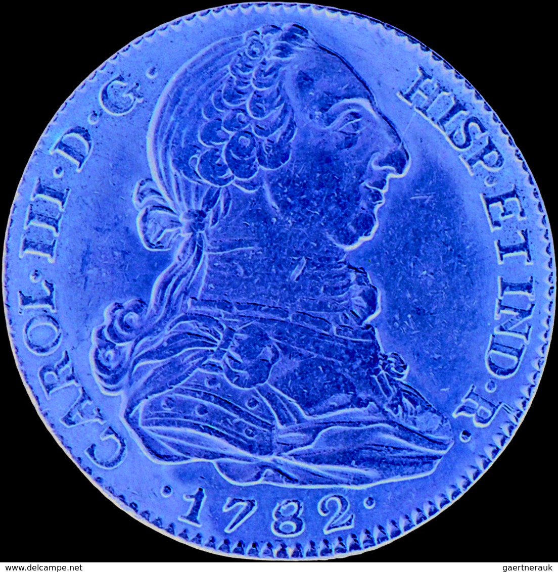 Spanien - Anlagegold: Carlos III. 1759-1788: 4 Escudos 1782 Madrid (M - JD), KM # 418.1, Friedberg 2 - Altri & Non Classificati