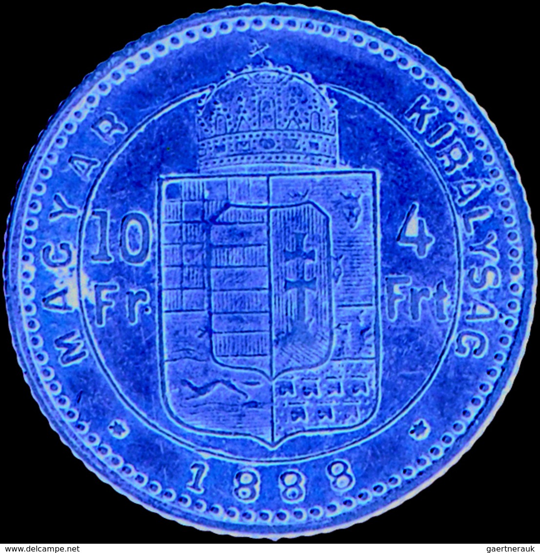 Ungarn - Anlagegold: Franz Josef I. 1848-1916: Lot 2 Goldmünzen: 4 Forint - 10 Francs 1888, KM # 466 - Hongrie