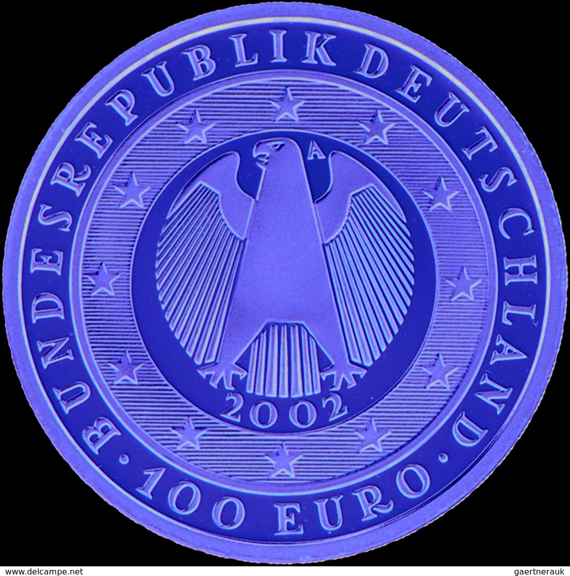 Deutschland - Anlagegold: 100 Euro 2002 A, Währungsunion, Jaeger 493, In Originalkapsel, Mit Zertifi - Allemagne