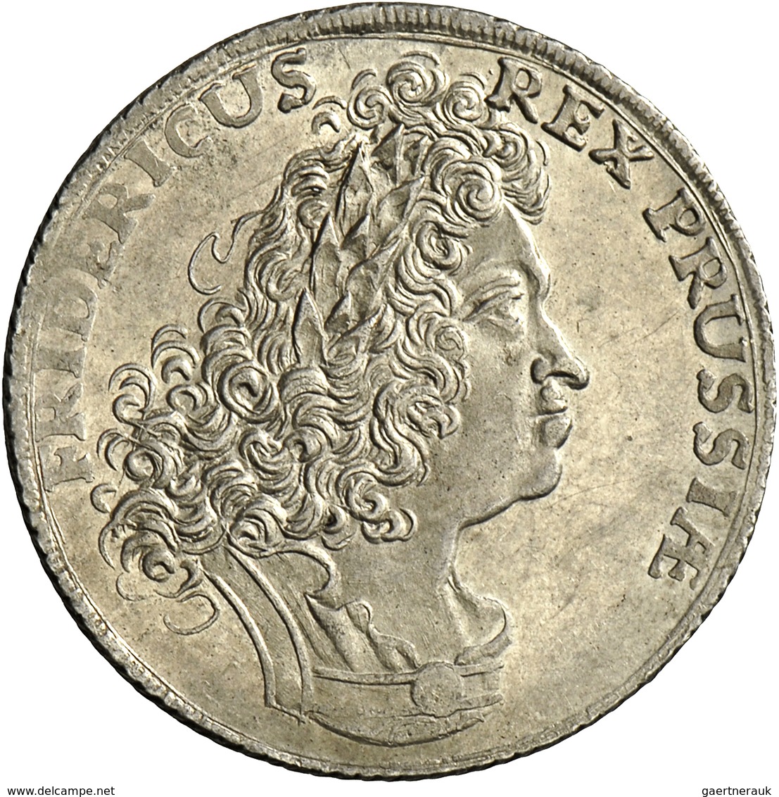 Altdeutschland Und RDR Bis 1800: Brandenburg-Preussen, Friedrich I. 1701-1713: 2/3 Taler 1705 HFH, M - Autres & Non Classés