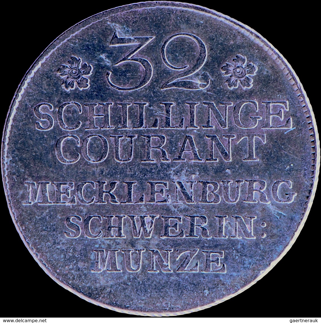 Altdeutschland Und RDR Bis 1800: Mecklenburg-Schwerin, Friedrich 1765-1785: Lot 2 Münzen: 12 Schilli - Autres & Non Classés