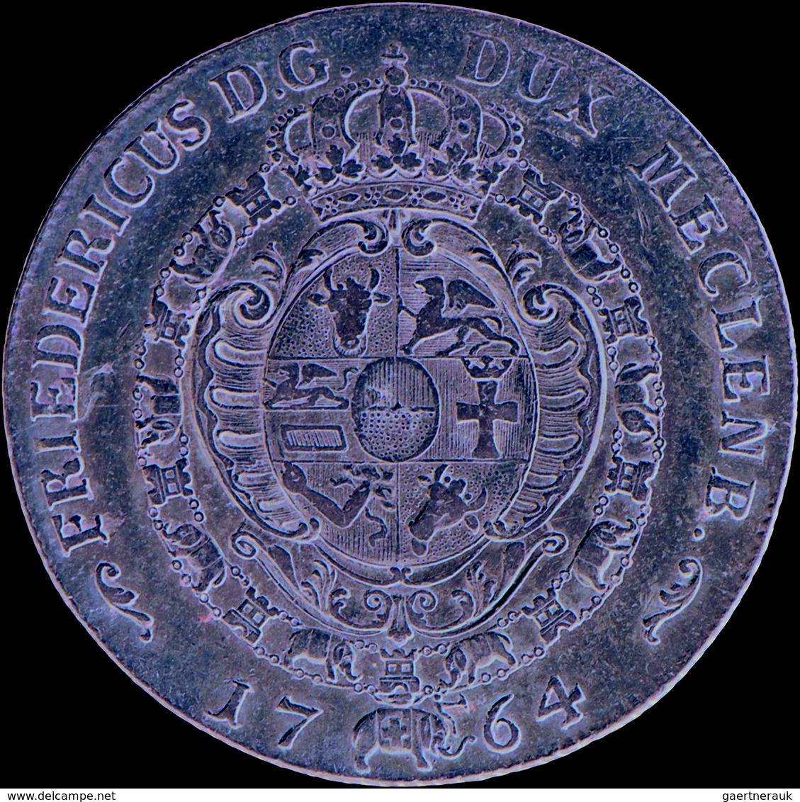 Altdeutschland Und RDR Bis 1800: Mecklenburg-Schwerin, Friedrich 1765-1785: Lot 2 Münzen: 12 Schilli - Altri & Non Classificati