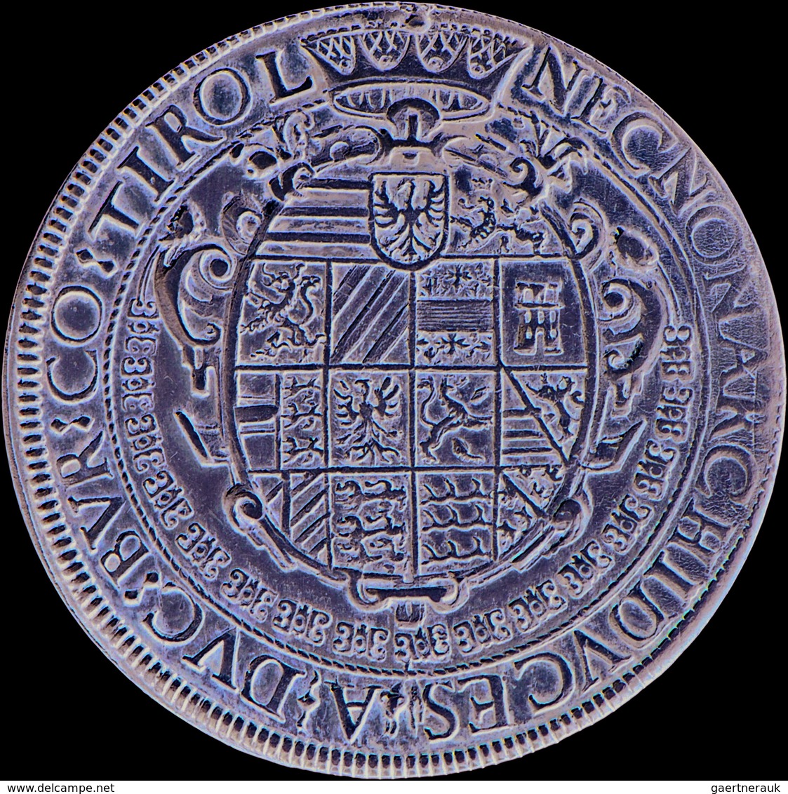 Haus Habsburg: Rudolph II. 1576-1612: Doppeltaler 1604, Hall, 57,42 G, Moser-Tursky 361, Davenport 3 - Altri – Europa