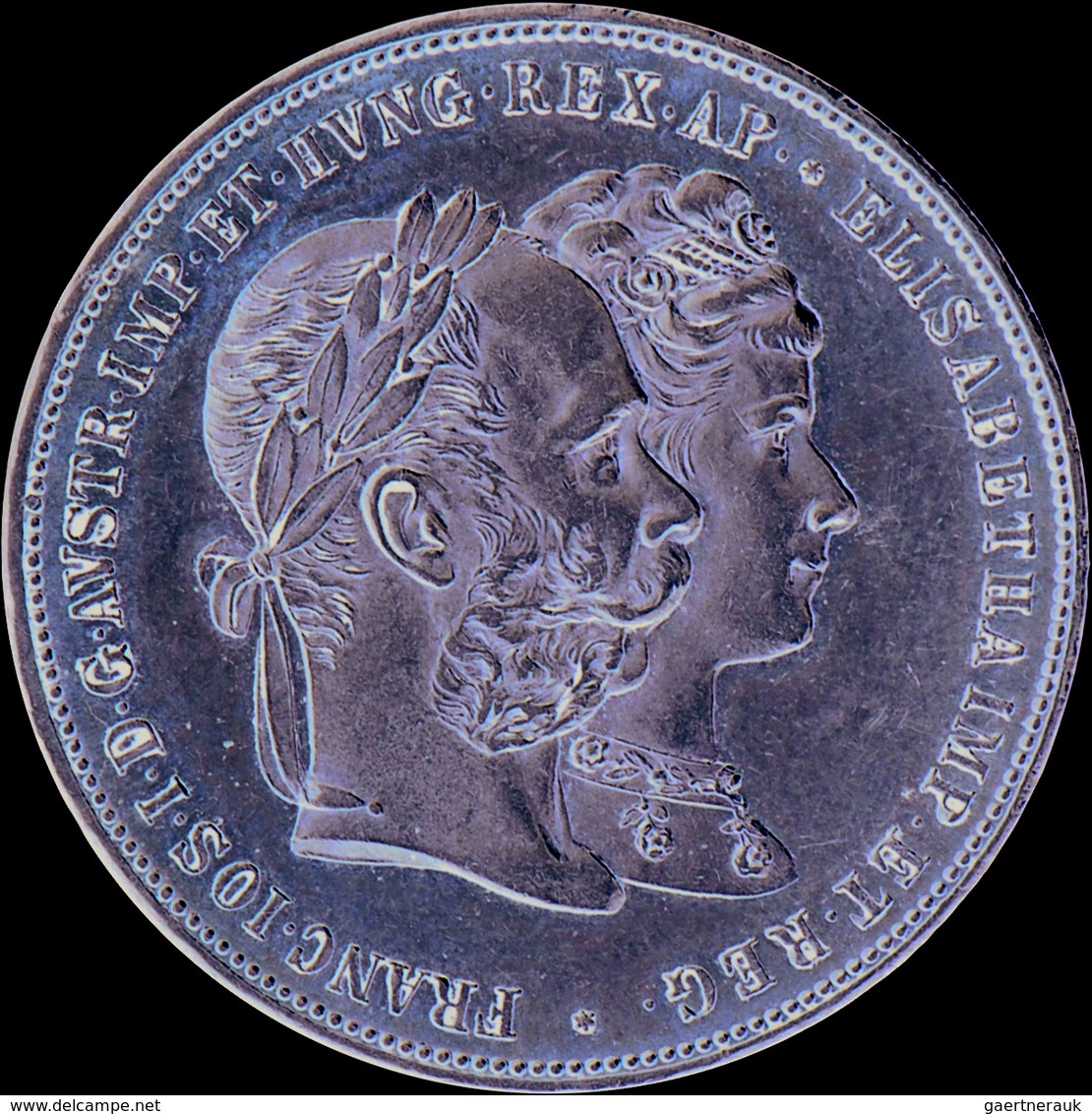 Haus Habsburg: Franz Joseph I. 1848-1916. Lot 2 Münzen: 2 Gulden / 2 Florin 1886, Frühwald 1385, Kra - Other - Europe