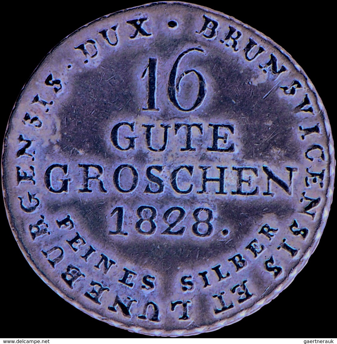 Braunschweig: Braunschweig-Calenberg-Hannover, Georg IV. 1820-1830: 16 Gute Groschen 1828, AKS 38, J - Altri & Non Classificati