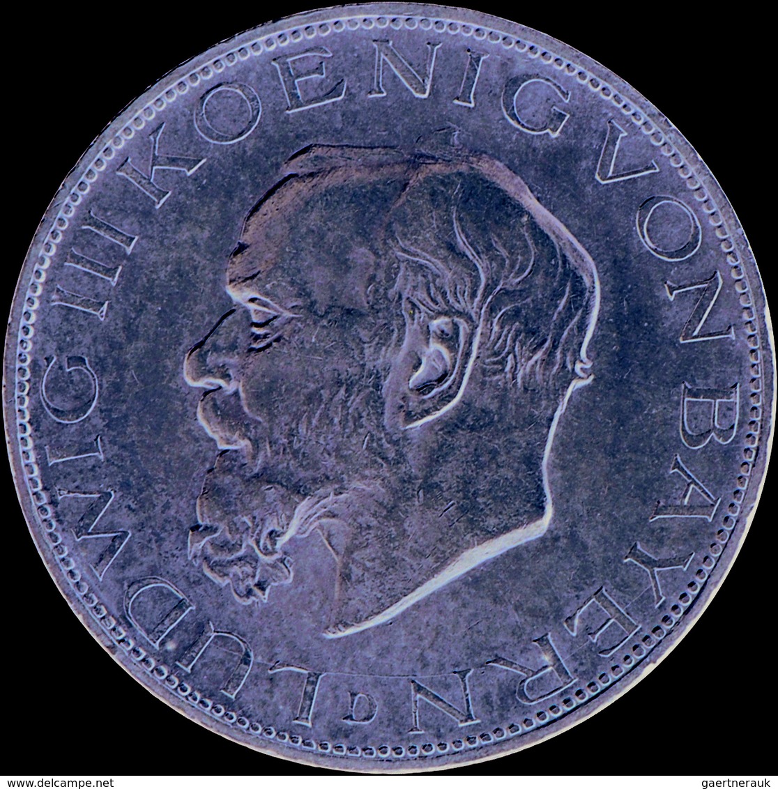 Bayern: Ludwig III. 1913-1918: Lot 2 Stück; 5 + 3 Mark 1914, Jaeger 52,53, Kl. Kratzer, Sehr Schön, - Taler Et Doppeltaler