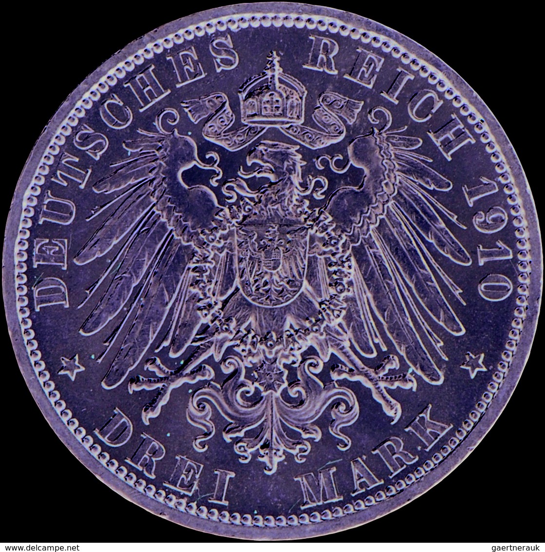 Preußen: Wilhelm II. 1888-1918: Lot 2 Münzen: 3 Mark 1910 A, Jaeger 103, Vorzüglich Und 5 Mark 1902 - Taler Et Doppeltaler
