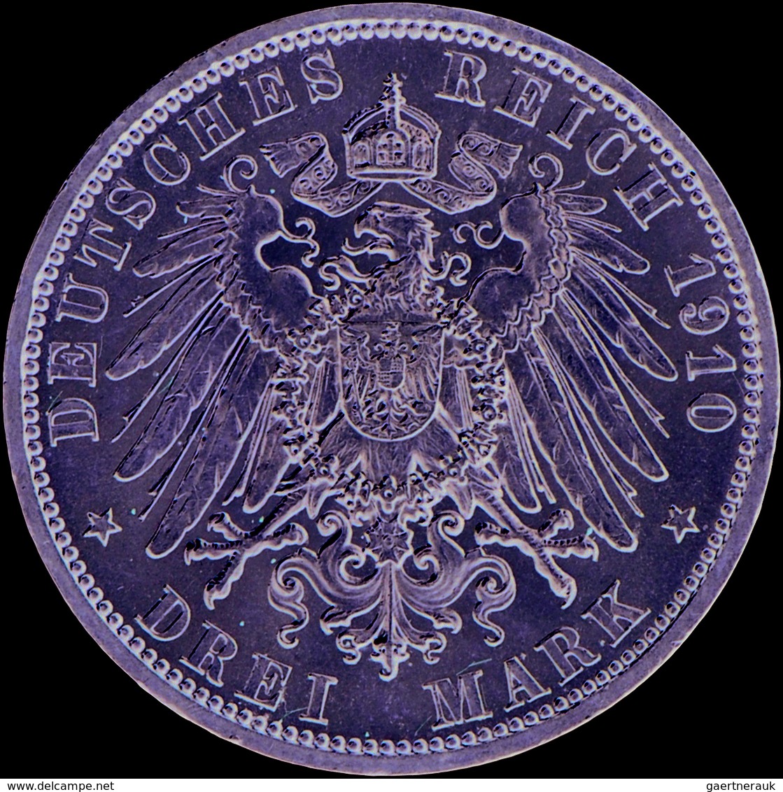 Preußen: Wilhelm II. 1888-1918: Lot 2 Münzen: 3 Mark 1910 A, Jaeger 103, Vorzüglich Und 5 Mark 1902 - Taler & Doppeltaler