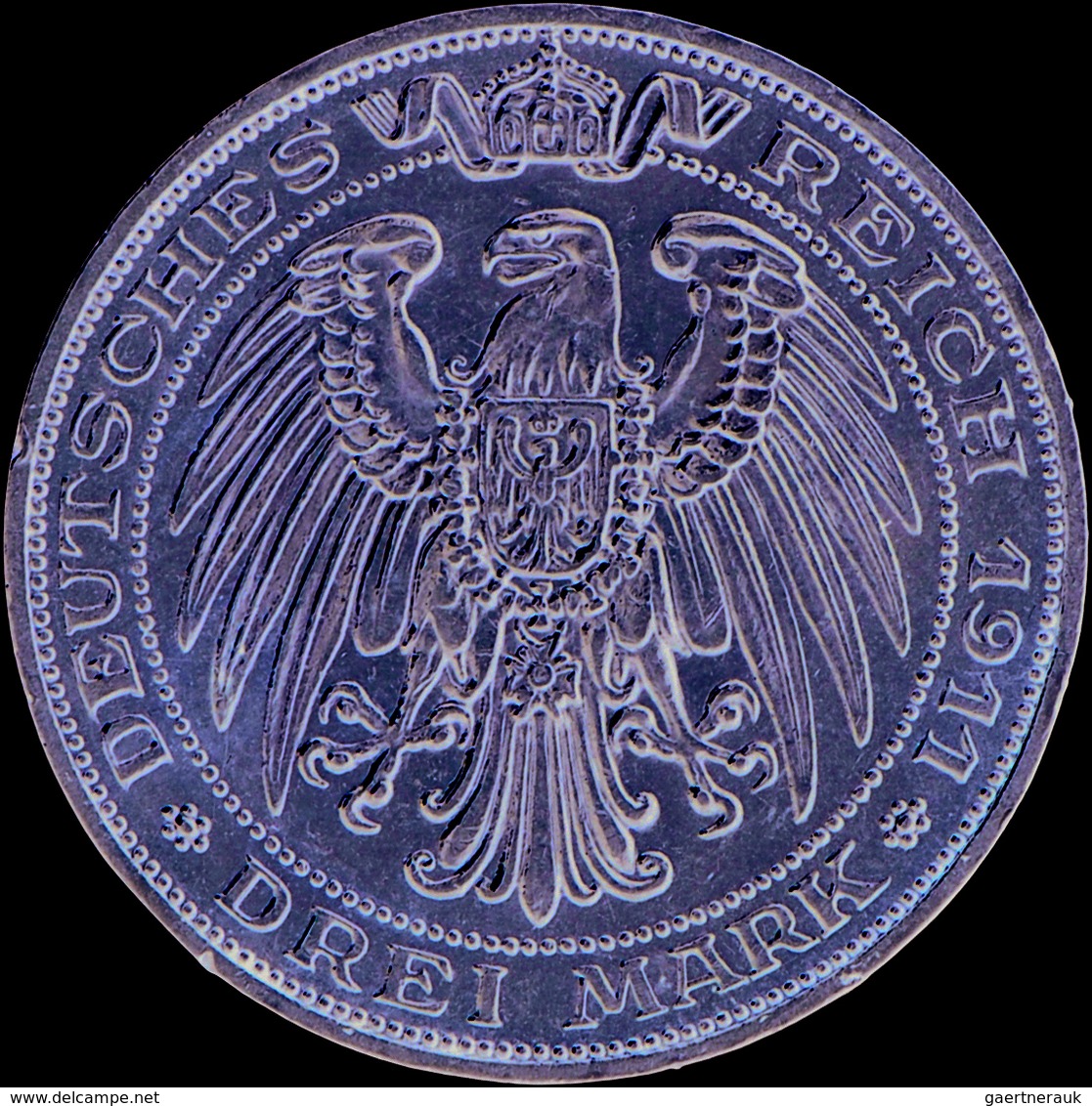 Preußen: Wilhelm II. 1888-1918: Lot 2 Münzen: 3 Mark 1910 Uni Berlin, J. 107 Und 3 Mark 1911 Uni Bre - Taler Et Doppeltaler