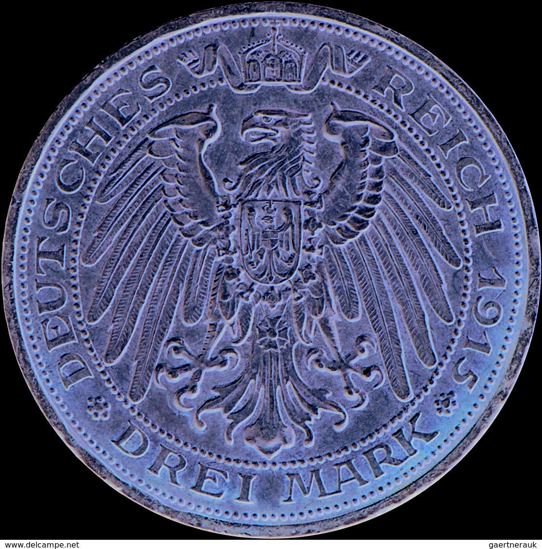 Preußen: Wilhelm II. 1888-1918: 3 Mark 1915 Mansfelder Bergbau, Jaeger 115, Randfehler, Sonst Vorzüg - Taler Et Doppeltaler