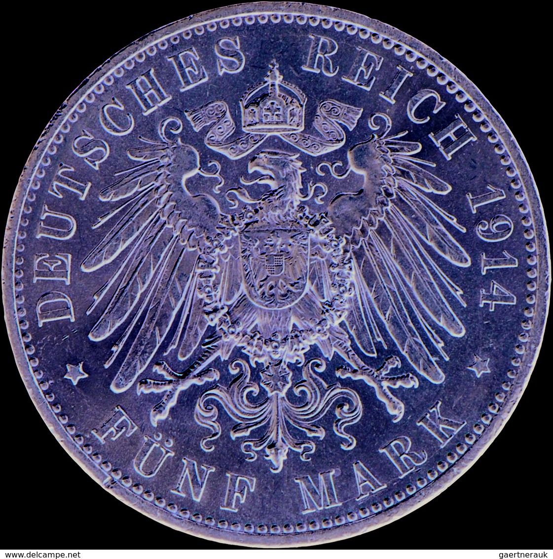 Preußen: Wilhelm II. 1888-1918: Lot 2 Münzen: 3 Mark 1914 A, Büste In Uniform, Jaeger 113, Vorzüglic - Taler & Doppeltaler