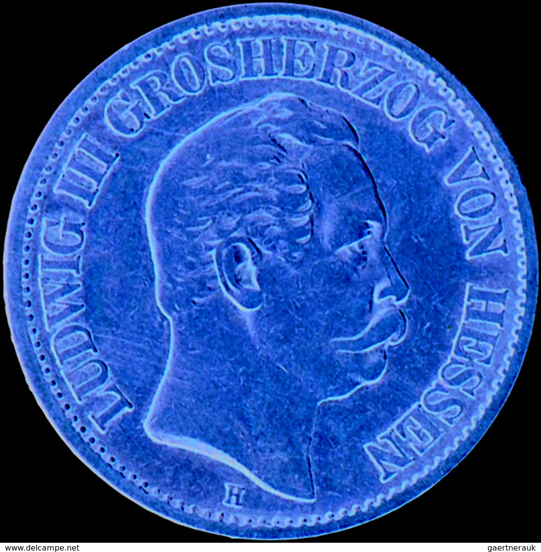 Hessen: Ludwig III. 1848-1877: 10 Mark 1873 H, Jaeger 213, Sehr Schön. Gewicht 3,982 G, 900/1000. - Pièces De Monnaie D'or