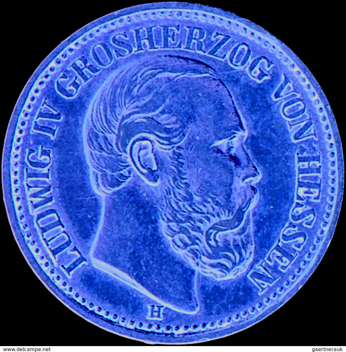 Hessen: Ludwig IV. 1877-1892: 10 Mark 1880 H, Jaeger 219, Sehr Schön. Gewicht 3,982 G, 900/1000. - Pièces De Monnaie D'or