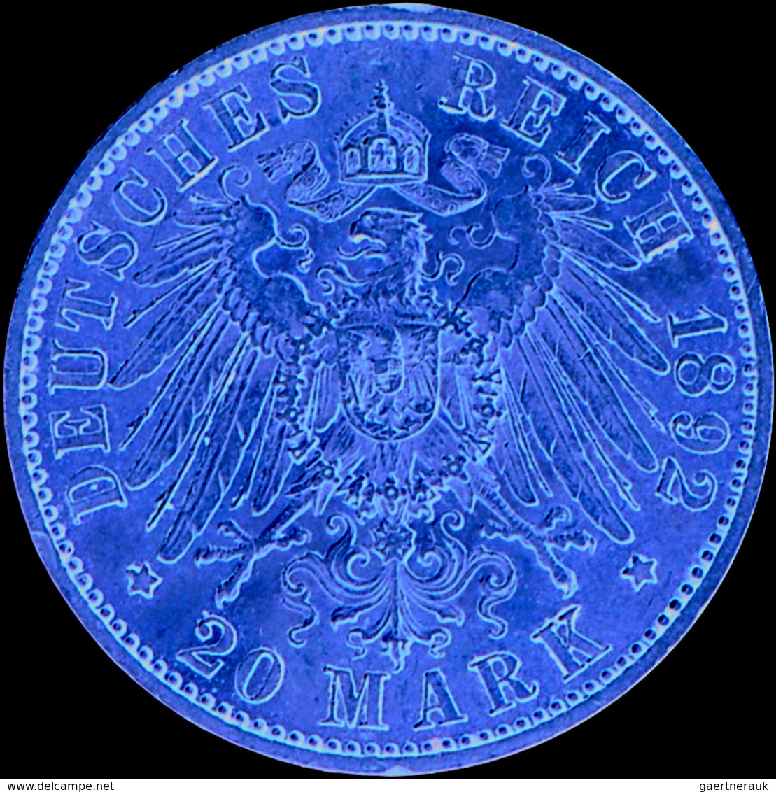 Preußen: Wilhelm II. 1888-1918: 20 Mark 1892 A, Jaeger 252, Sehr Schön. - Gold Coins