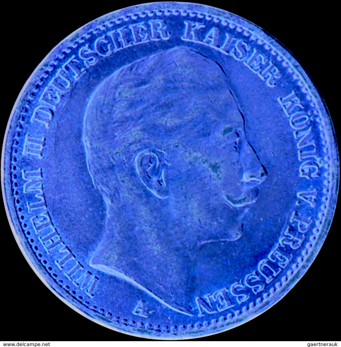 Preußen: Wilhelm II. 1888-1918: 20 Mark 1909 A, Jaeger 252, Sehr Schön. - Pièces De Monnaie D'or