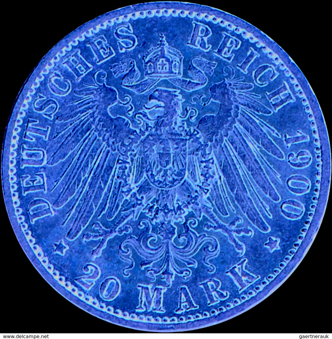 Württemberg: Wilhelm II. 1891-1918: 20 Mark 1900 F, Jaeger 296, Sehr Schön. Gewicht 7,965 G, 900/100 - Pièces De Monnaie D'or