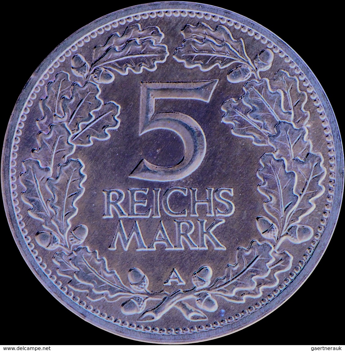 Weimarer Republik: 5 Reichsmark 1925 F, Rheinlande, Jaeger 322, Vorzüglich. - Other & Unclassified