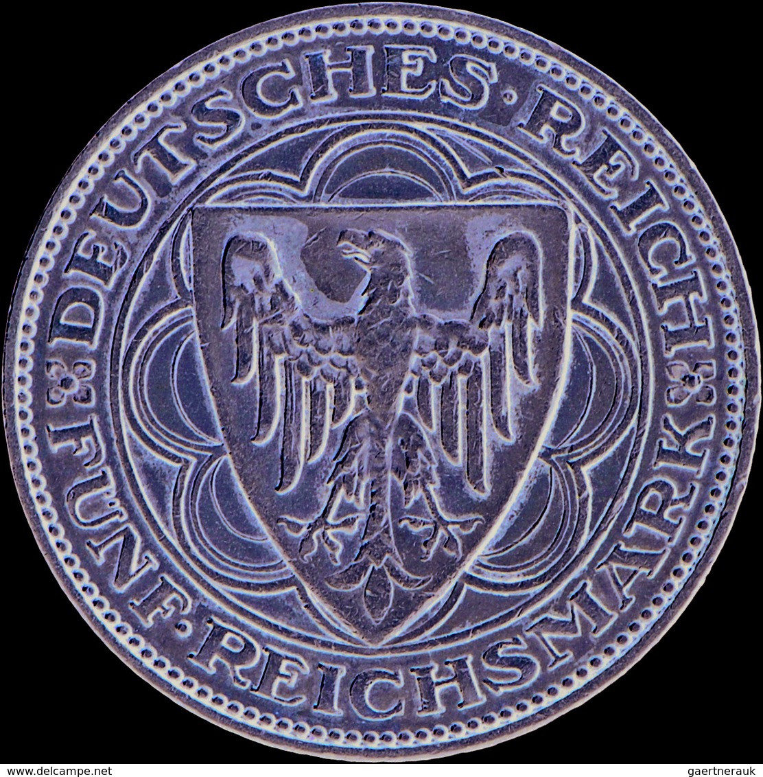 Weimarer Republik: 5 Reichsmark 1927 A, Bremerhaven, Jaeger 326, Kleine Kratzer, Vorzüglich. - Altri & Non Classificati