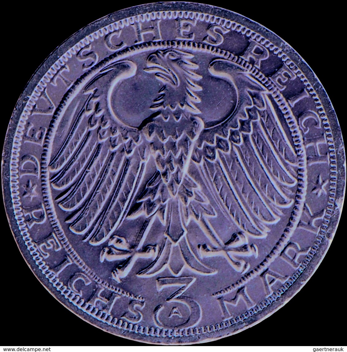 Weimarer Republik: 3 Reichsmark 1928 A, Naumburg, Jaeger 333, Randunebenheiten, Min. Kratzer, Vorzüg - Other & Unclassified