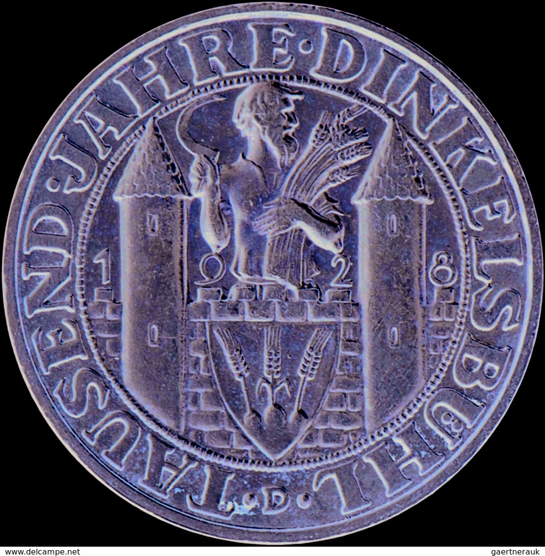 Weimarer Republik: 3 Reichsmark 1928 D, Dinkelsbühl, Jaeger 334, Vorzüglich. - Altri & Non Classificati