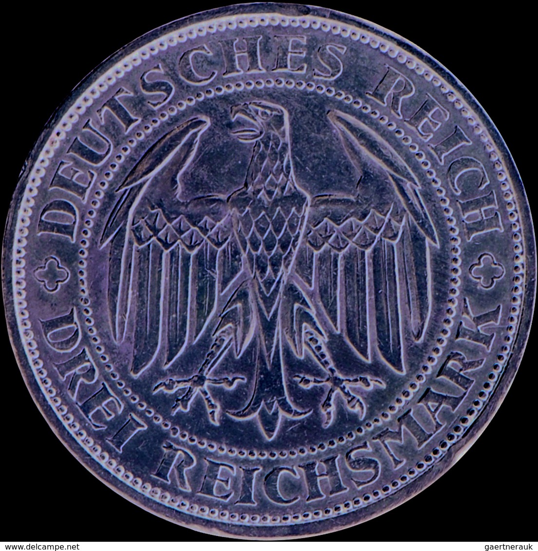 Weimarer Republik: Lot 2 Münzen: 3 Reichsmark 1929 A, Waldeck, Jaeger 337, Vorzüglich Und 3 Reichsma - Altri & Non Classificati