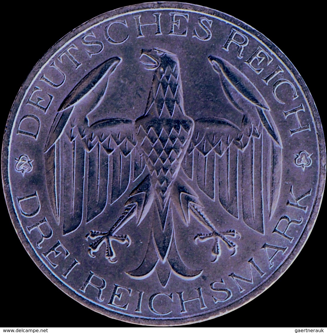 Weimarer Republik: Lot 2 Münzen: 3 Reichsmark 1929 A, Waldeck, Jaeger 337, Vorzüglich Und 3 Reichsma - Altri & Non Classificati