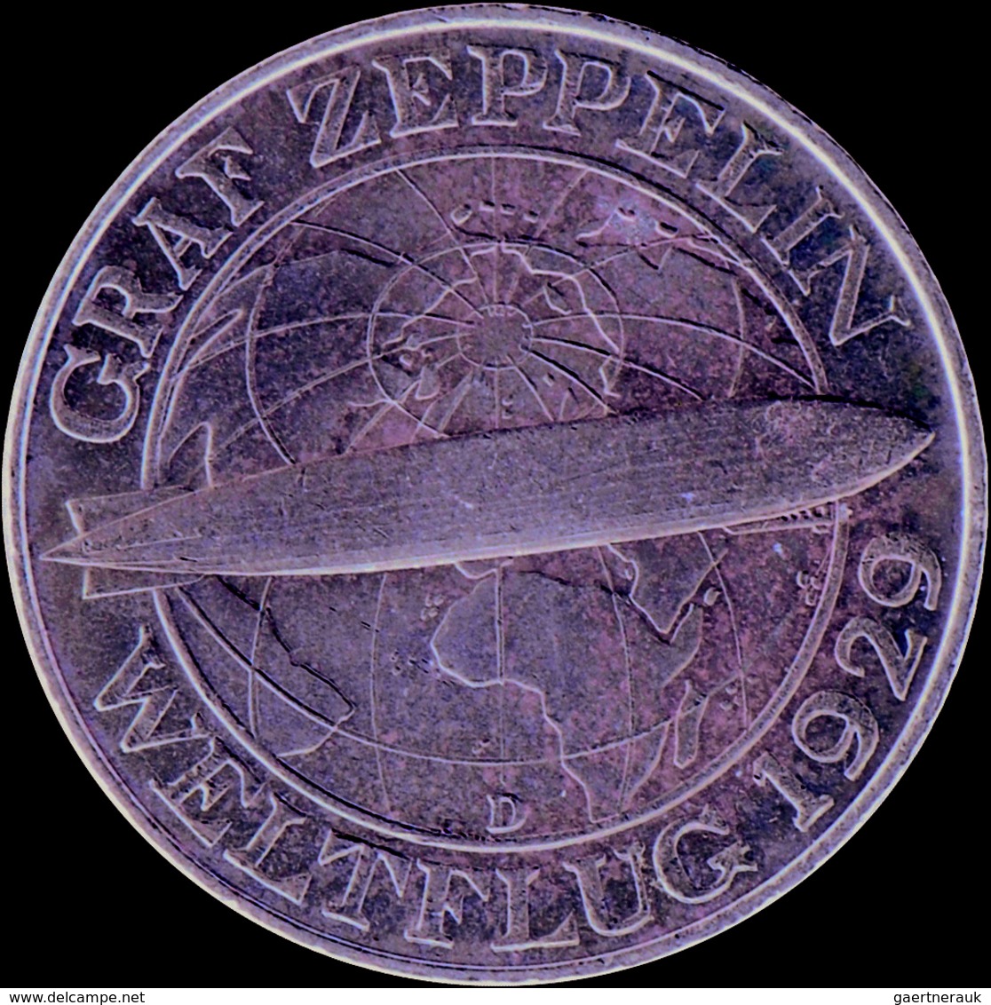 Weimarer Republik: Lot 2 Münzen: 3 Reichsmark 1930 A + D, Zeppelin, Jaeger 342, Sehr Schön / Vorzügl - Autres & Non Classés
