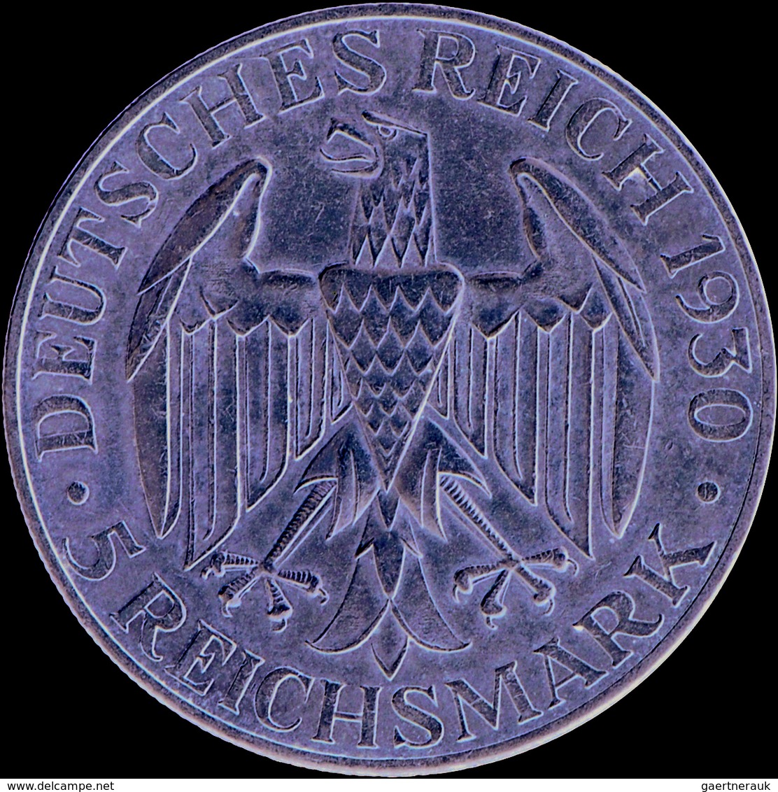 Weimarer Republik: Lot 2 Stück; 5 Reichsmark 1930 A Sowie 3 Reichsmark 1930 D, Zeppelin, Jaeger 342, - Autres & Non Classés