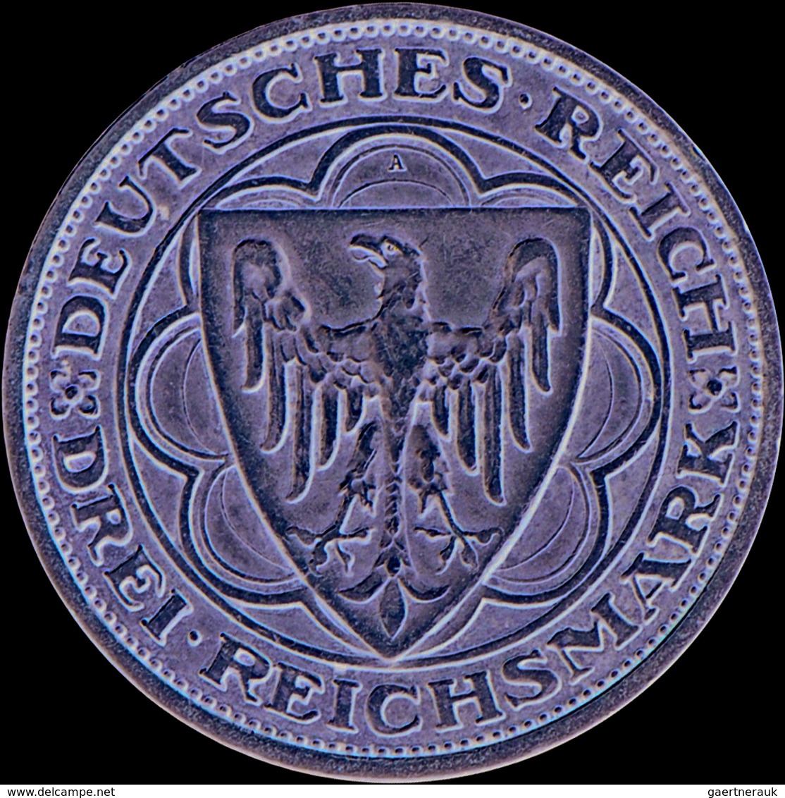 Weimarer Republik: 3 Reichsmark 1931 A, Magdeburg, Jaeger 347, Kratzer, Sehr Schön. - Other & Unclassified