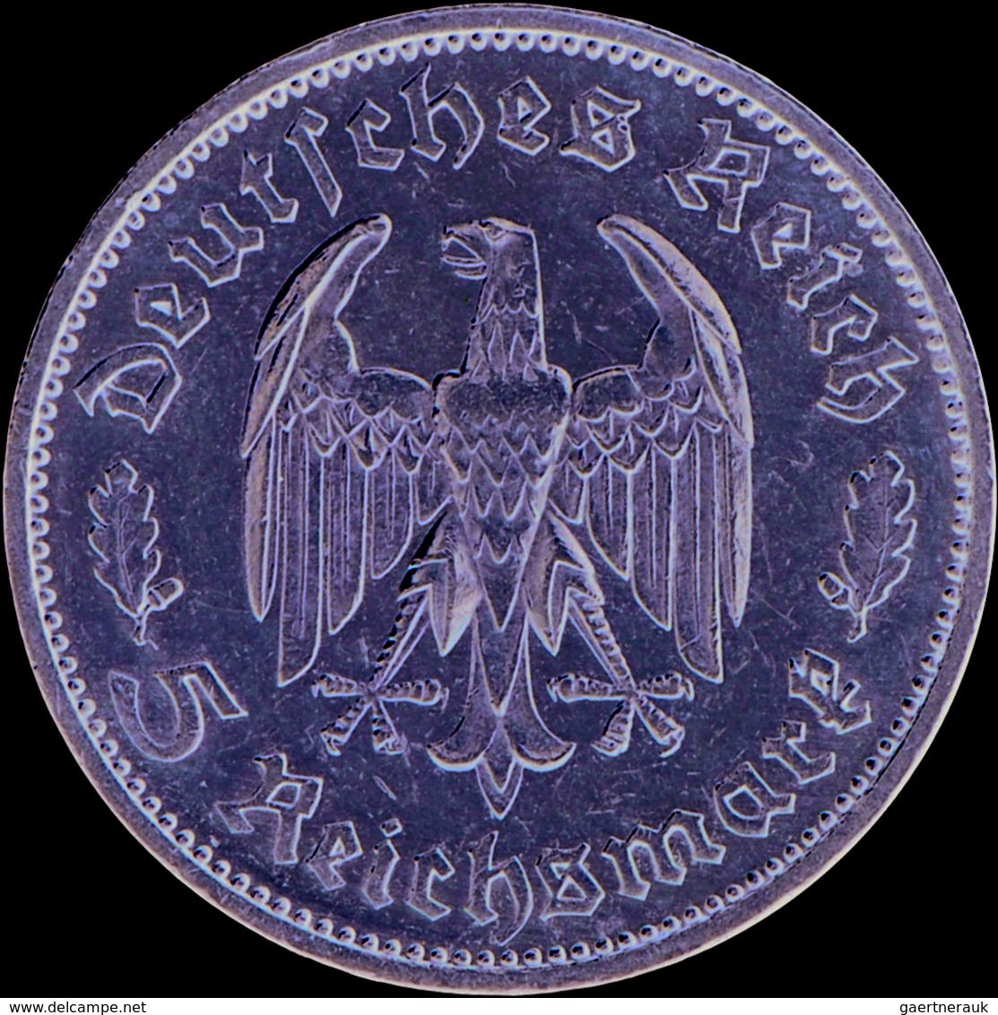 Drittes Reich: Lot 2 Stück; 5 + 2 Reichsmark 1934 F, Schiller, Jaeger 358,359, Winz. Kratzer, Sehr S - Other & Unclassified