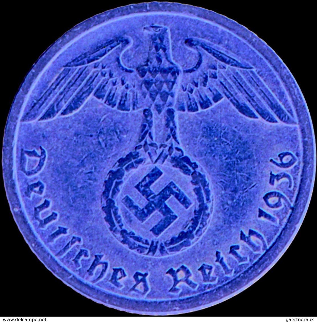 Drittes Reich: 5 Pfennig 1936 G Mit HK, Jaeger 363, Seltenste Ausgabe Dieses Typs, Sehr Schön. - Altri & Non Classificati