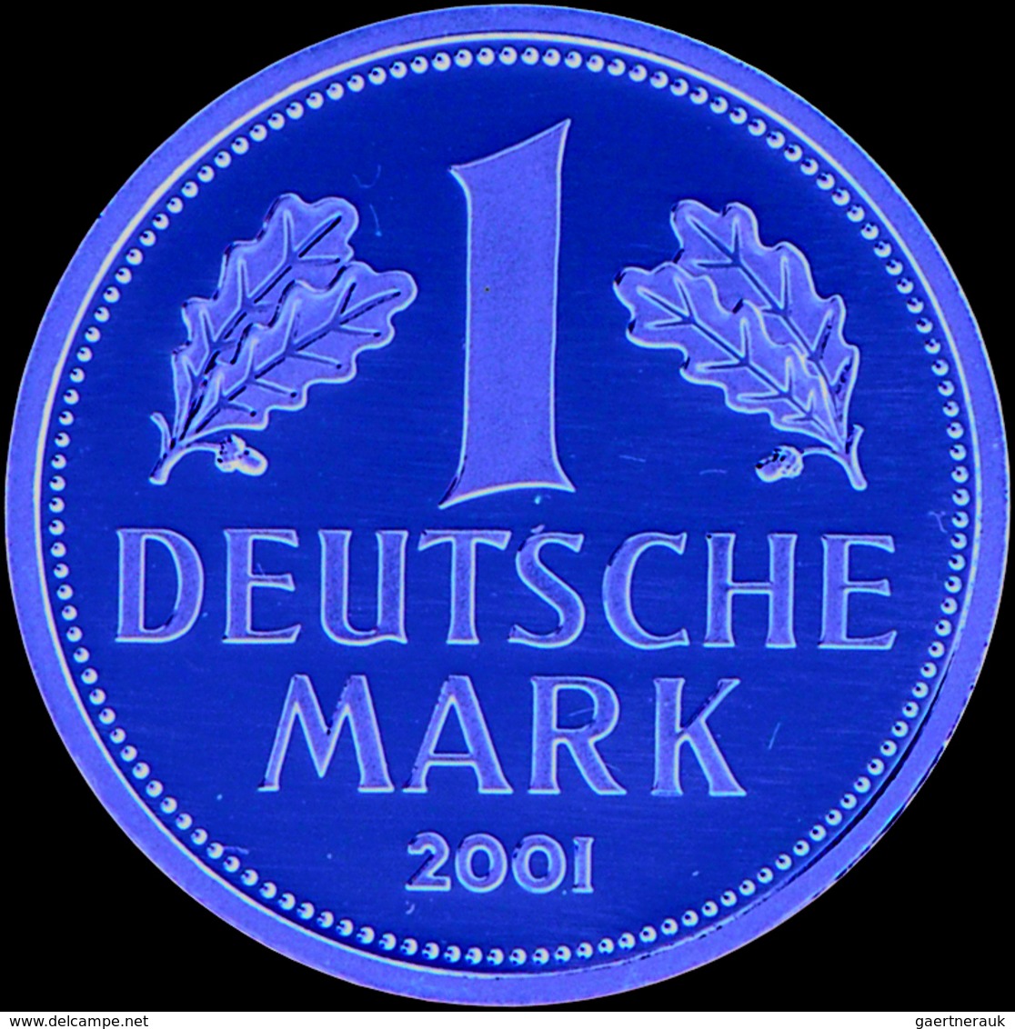 Bundesrepublik Deutschland 1948-2001 - Goldmünzen: Goldmark 2001 D, Jaeger 481, Gekapselt, Stempelgl - Altri & Non Classificati