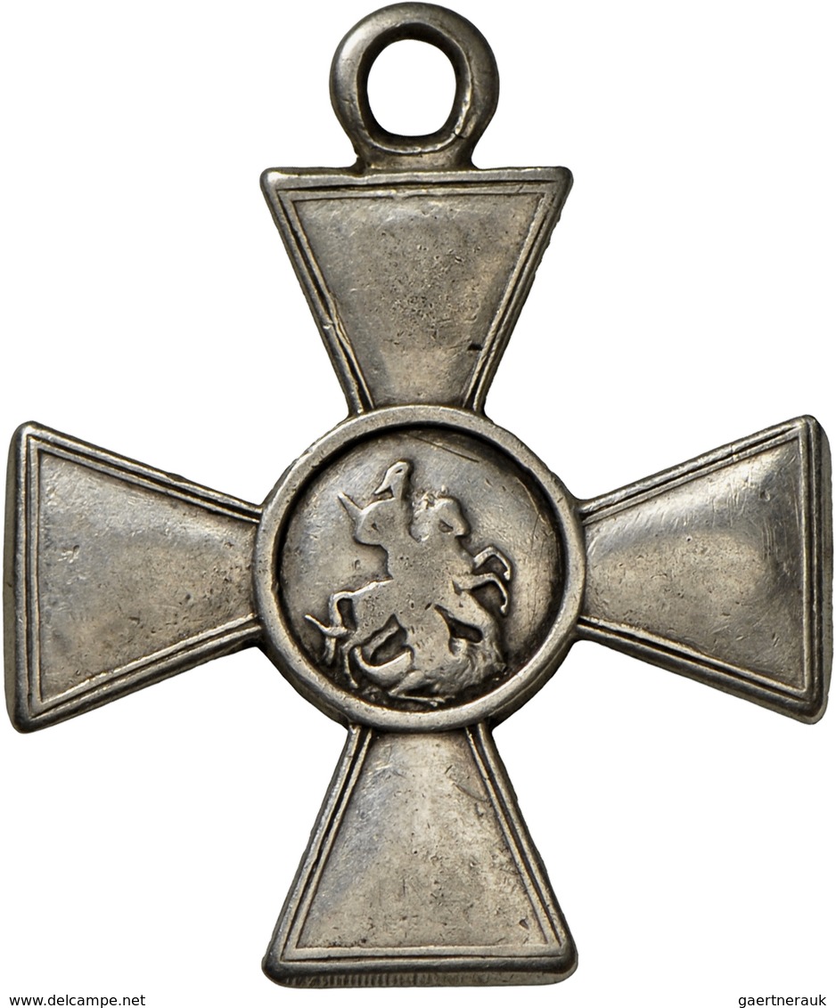 Medaillen Alle Welt: Russland: St. Georgs-Kreuz Für Soldaten, 4. Klasse, Mit Verleihungsnummer 37588 - Non Classés