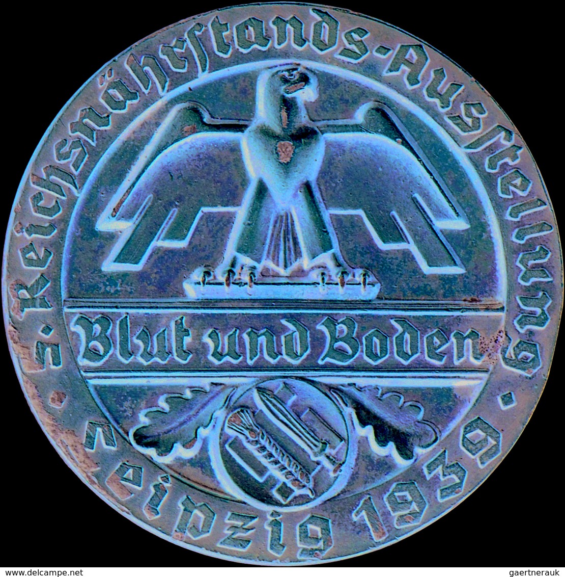 Medaillen Deutschland: Drittes Reich 1933-1945: Lot 2 Stück; Zinnmedaille 1937, 4. Reichsnährstands- - Other & Unclassified