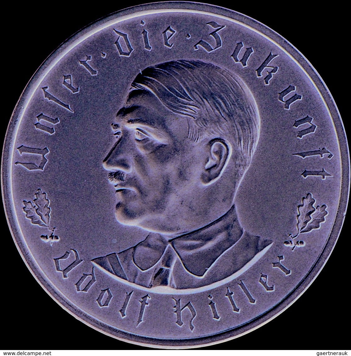 Medaillen Deutschland: Drittes Reich 1933-1945: Silbermedaille 1933 (O. Gloeckler), Av. Brustbild Hi - Altri & Non Classificati