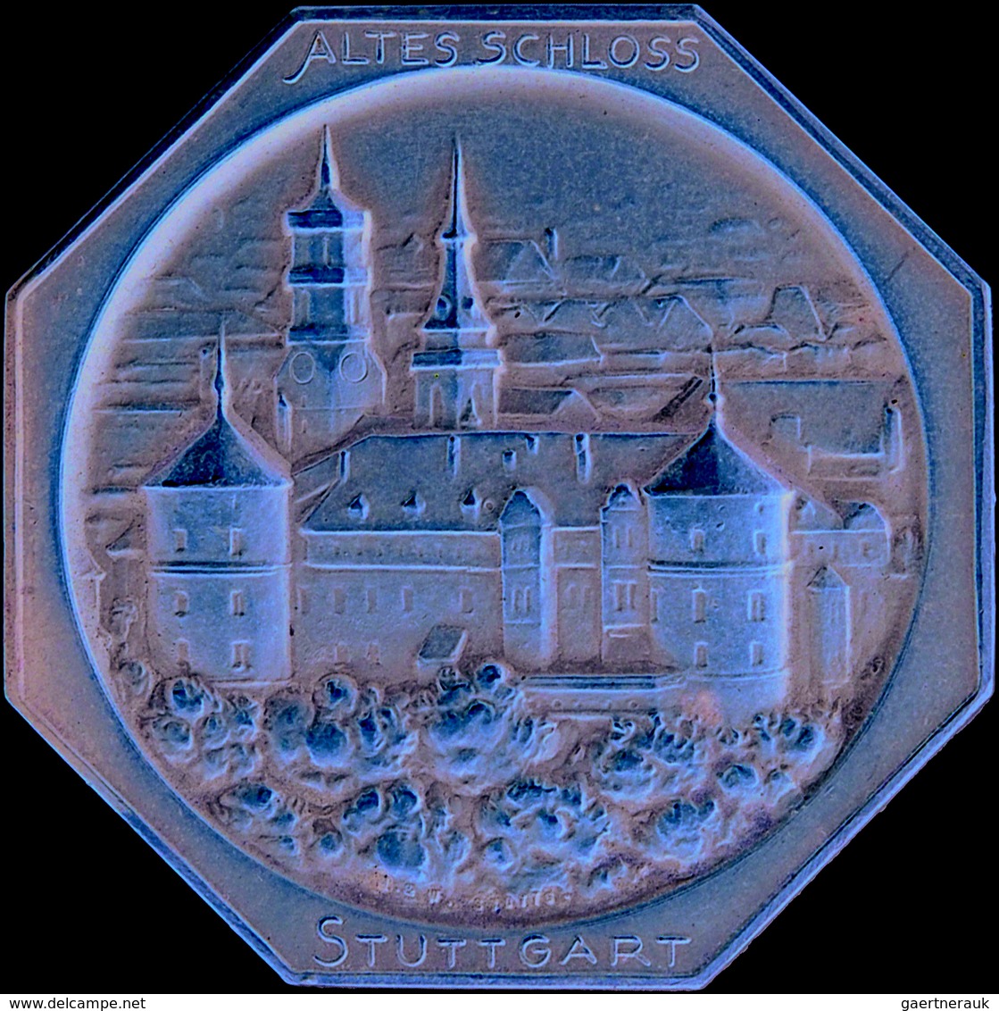 Medaillen Deutschland - Geographisch: Stuttgart: Lot 2 Stück, Stuttgart: Bronzeplakette 1935 (von Ma - Altri & Non Classificati