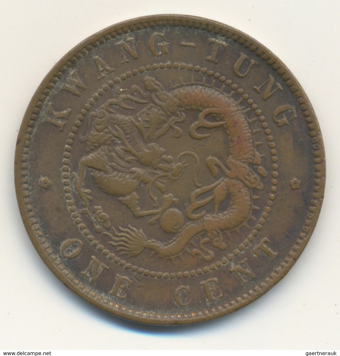 China: Kleine Sammlung Von 15 Chinesischen Münzen Um 1900, Dabei: 1 Cent Kwang-Tung Province, 10 Cas - Cina