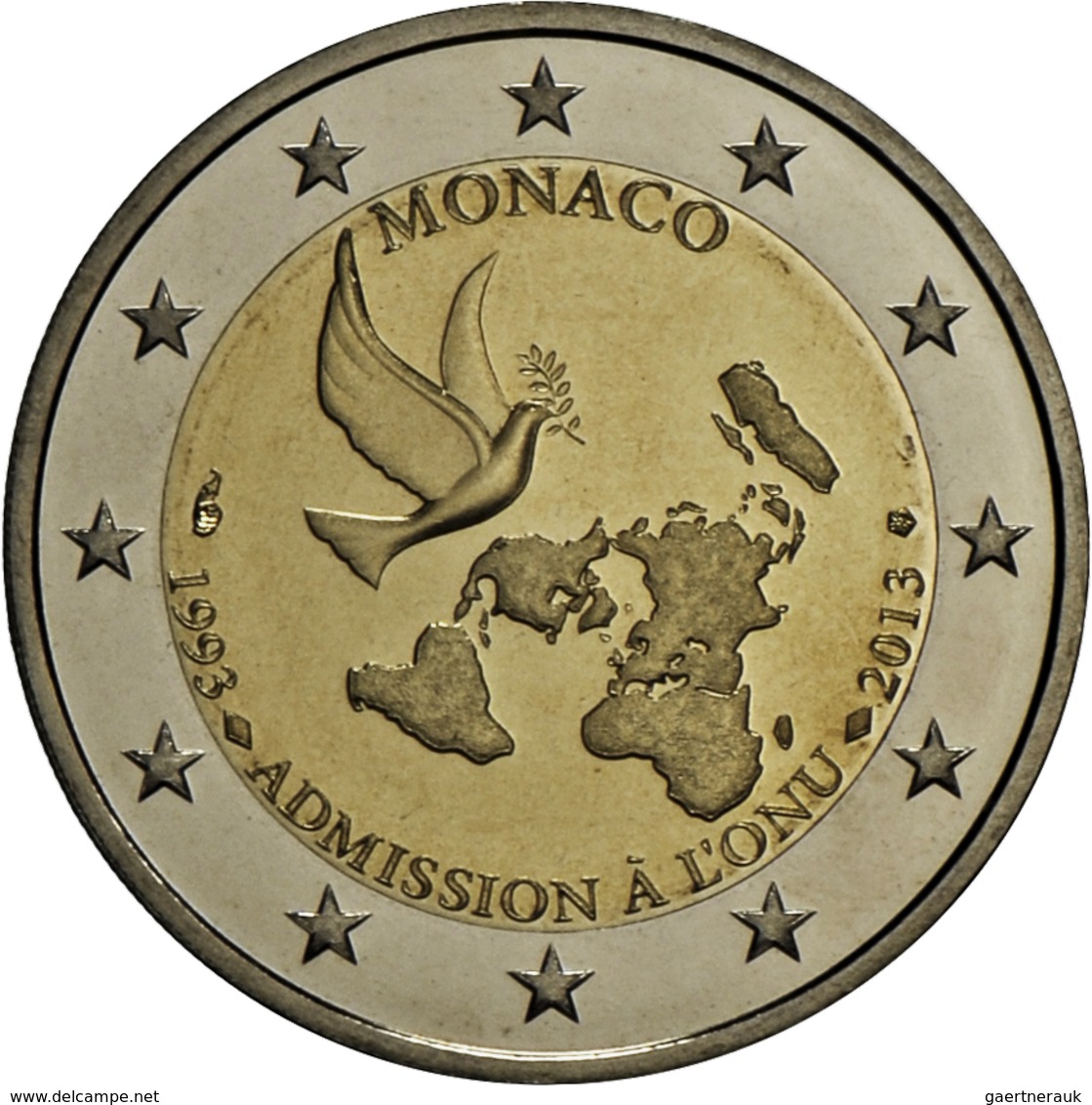 Monaco: Kleinstaatenlot Monaco + Vatikan, Dabei: 9 Münzen Aus Monaco - 20c + 50c 2002, 4 X 1 Euro, 2 - Monaco