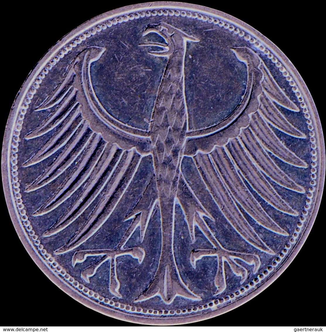 Bundesrepublik Deutschland 1948-2001: Sammlung 5 DM Silber Kursmünzen: Alle 73 X 5 DM Silberadler In - Other & Unclassified