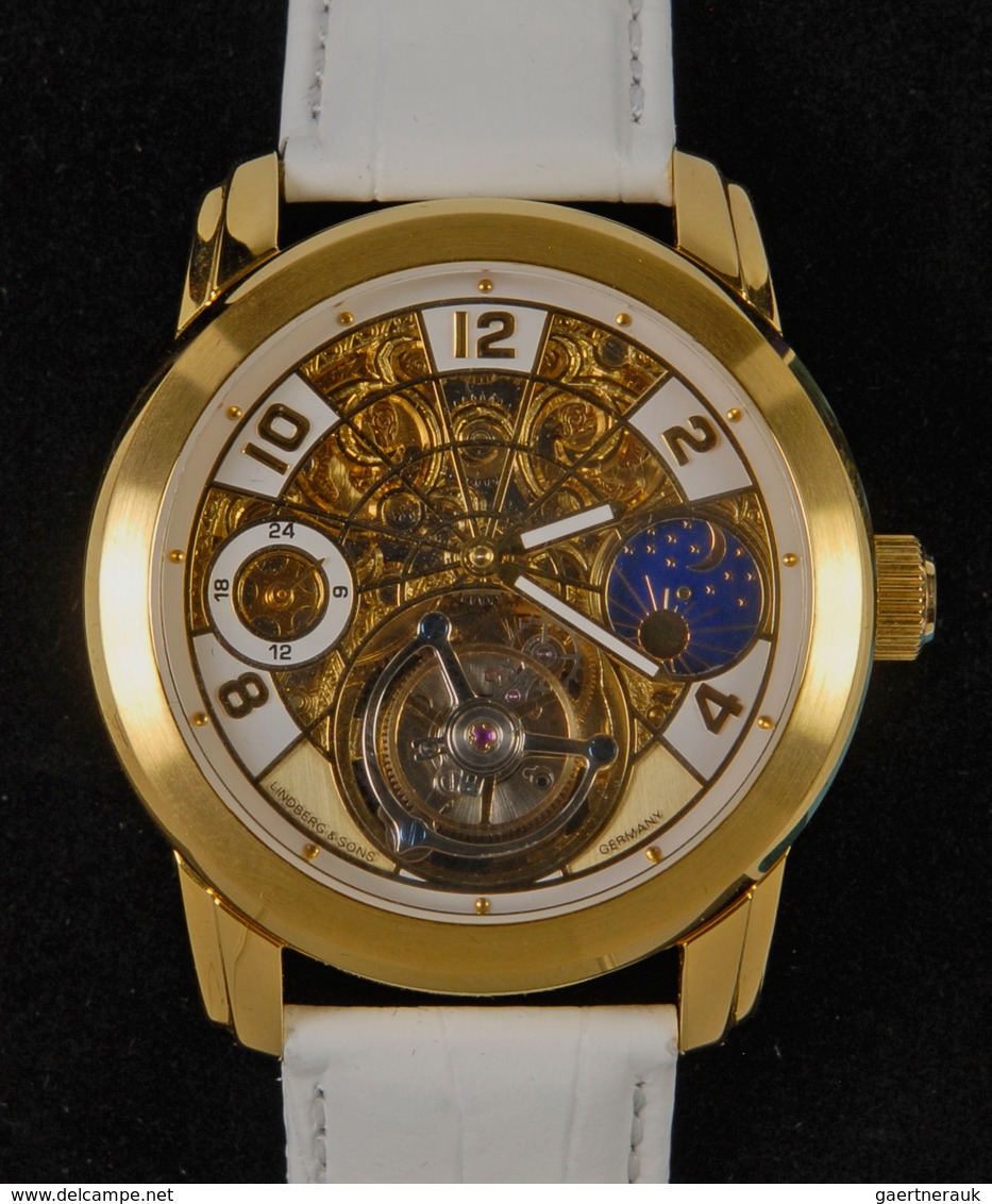 Uhren: 2 Herrenarmbanduhren Der Firma Lindberg Und Sons: T23238-198 Tourbillon; T23233-197 Tourbillo - Other & Unclassified